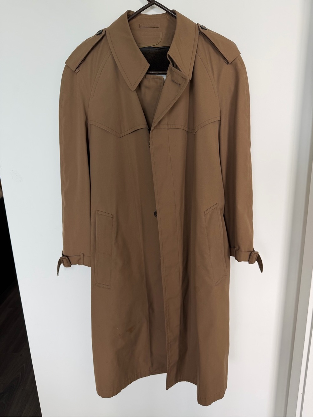 London Fog Brown Trench Coat 36S